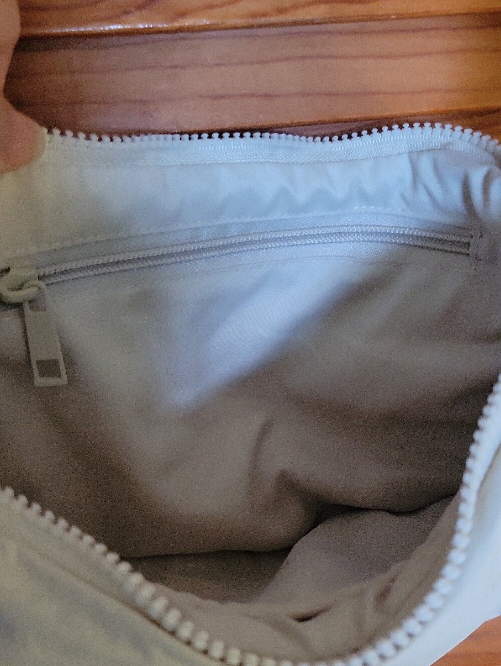 BRIXLEY Crescent Crossbody Bag in Ivory - Picture 6 of 11